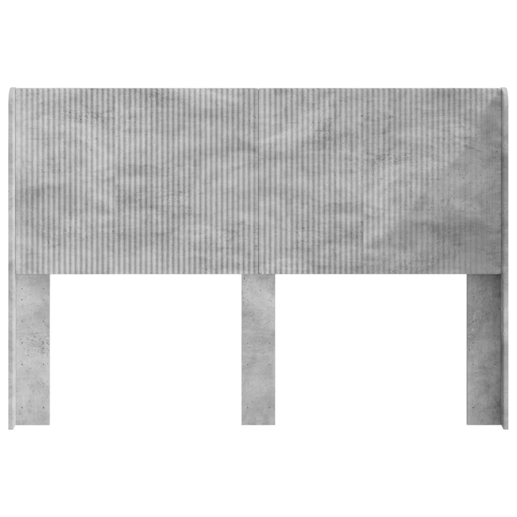 Testiera Letto Grigio Cemento Legno ingegnerizzato 889588