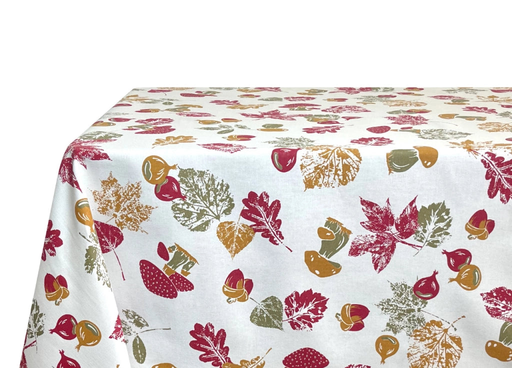 Tovaglia Per Salotto Cucina Tavolo 100% Cotone Made In Italy Bosco RP - 140x140 - Bosco