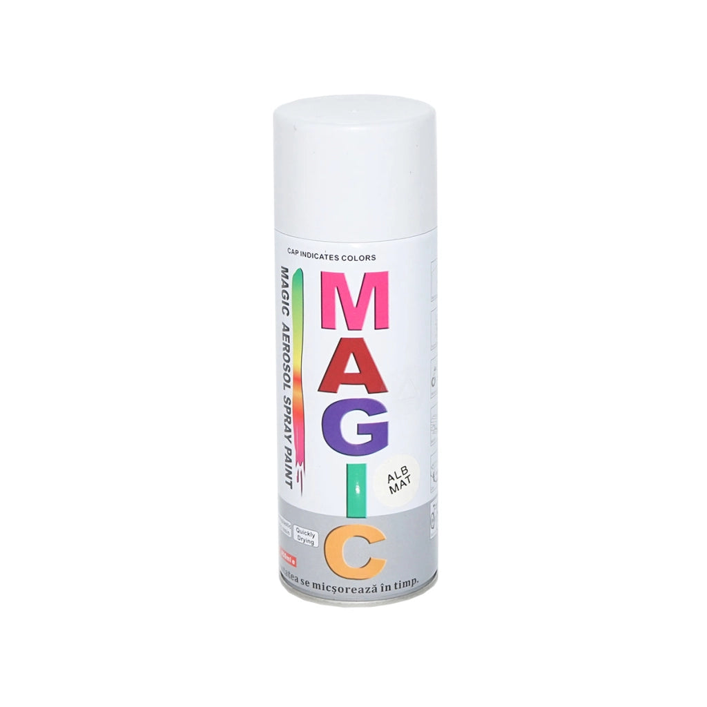 Spray vernice MAGIC bianco opaco 007, 400 ml
