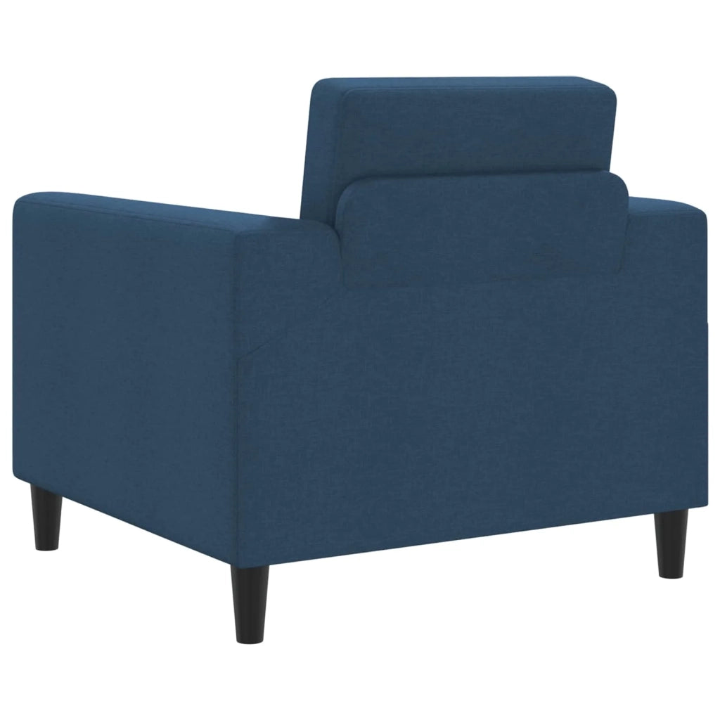 Poltrona-Divano Sedia Blu Tessuto 250732