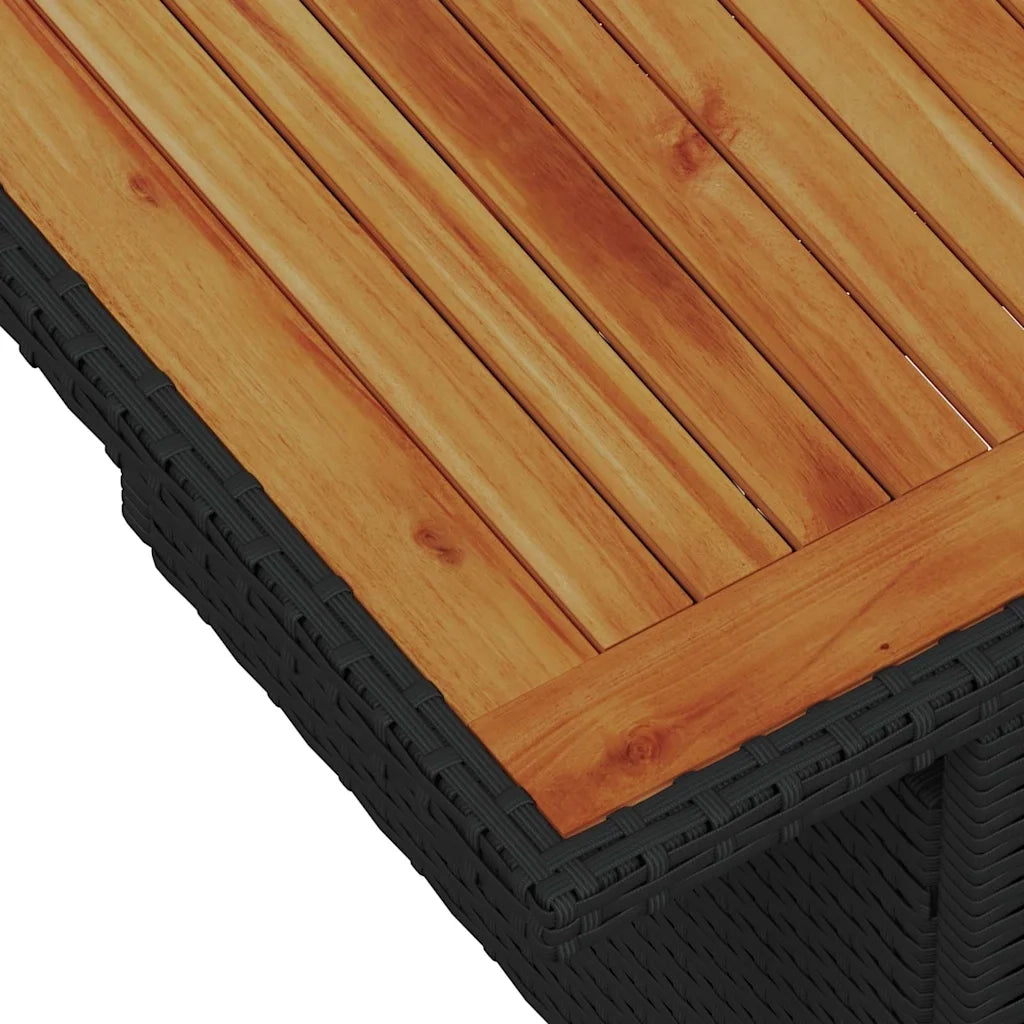 Set Divano da Giardino 10 pcs Nero Poly Rattan 3358370