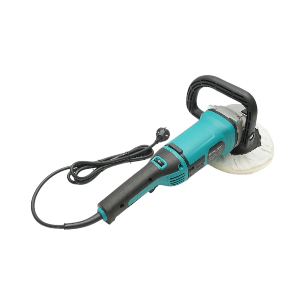 Lucidatrice e levigatrice da 1400 W, disco da 180 mm, 6 velocità da 300 a 3000 giri/min. Breckner Germany
