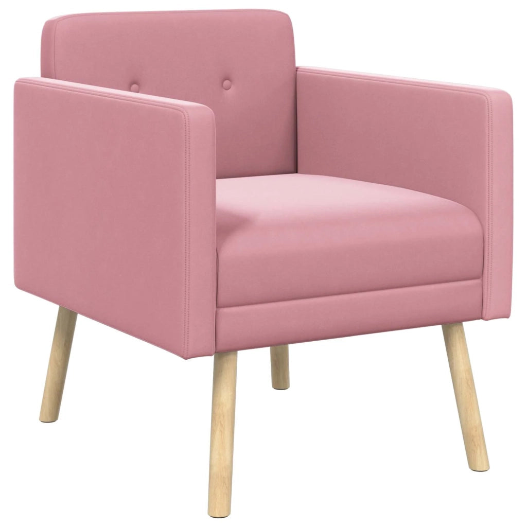 Poltrona decorativa Rosa Velluto 42044799
