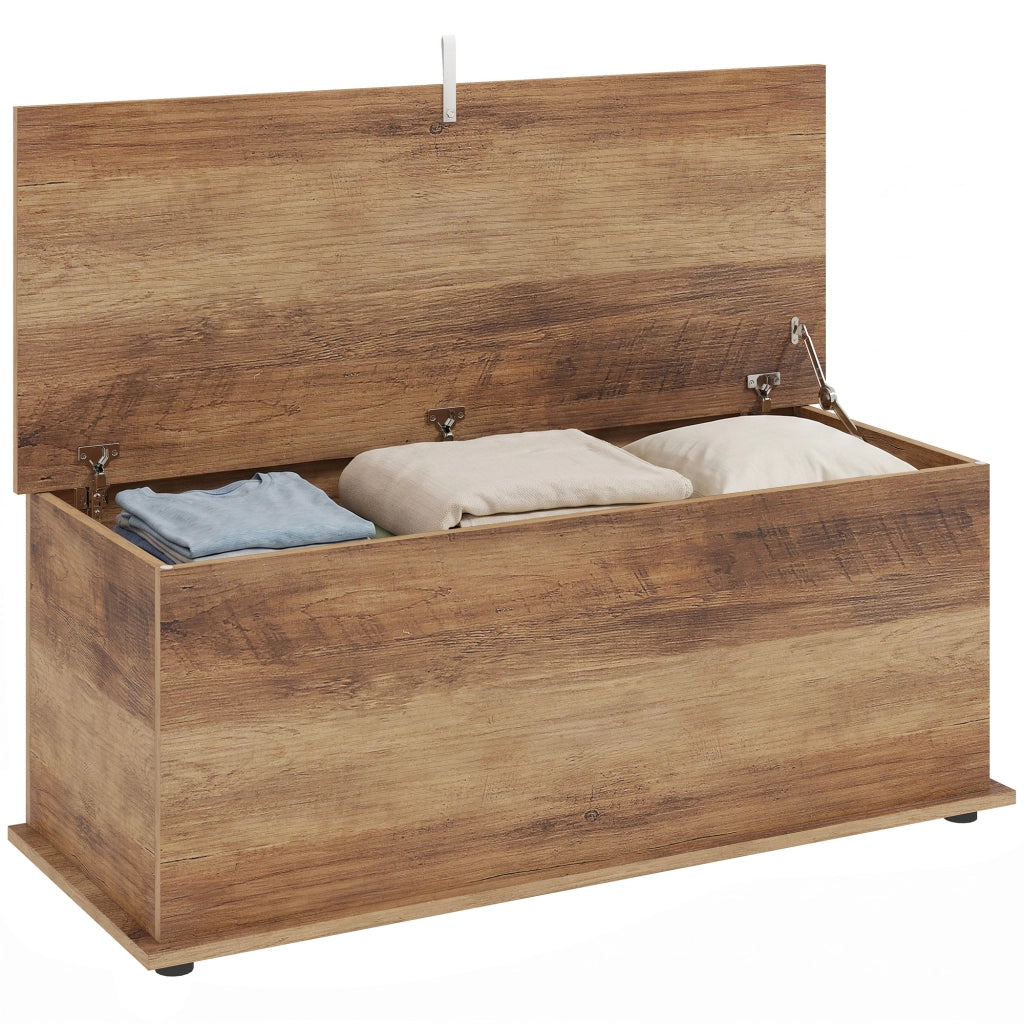 Panca Contenitore per Ingresso ¨C Minimal ¨C Legno Bianco 100x40x40cm