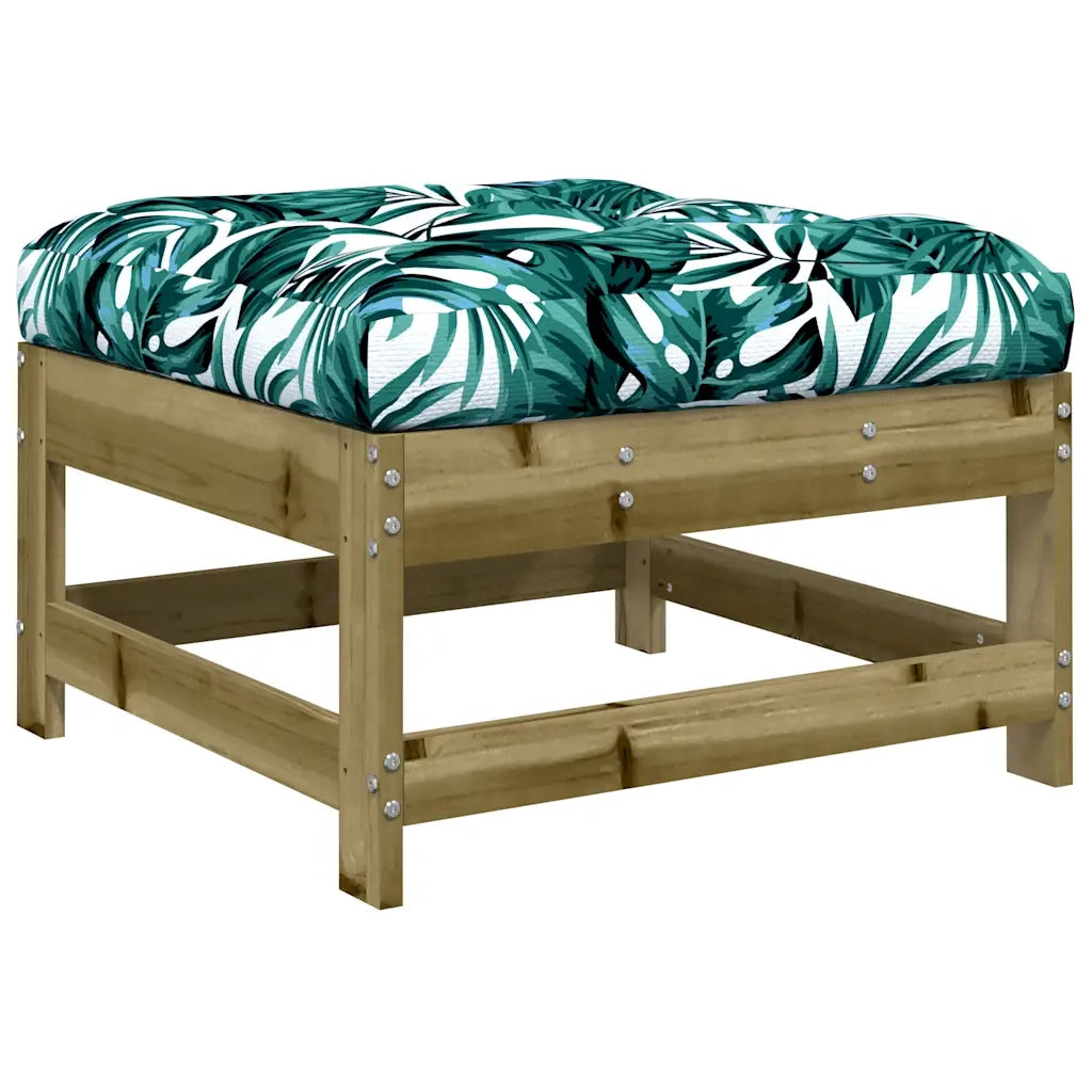 Set Divani da Giardino 3pz con Cuscini-Sofa da giardino Legno Impregnato di Pino