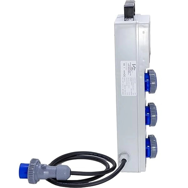 QUADRO DI DISTRIBUZIONE 220V CON PULSANTE DI EMERGENZA IDEAL STAR cm 330X220X150 - IDEAL STAR