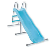 Scivolo per Bambini 196x84x119cm in Acciaio e Plastica - Azzurro
