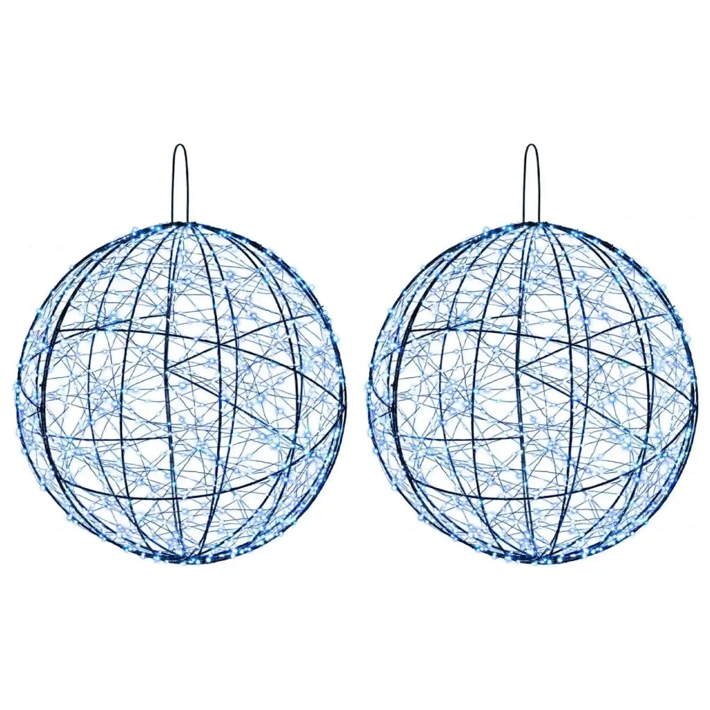 Luce a punta di Natale 2 pz 1900 LED Blu Ø 60 x 63 cm 42049791