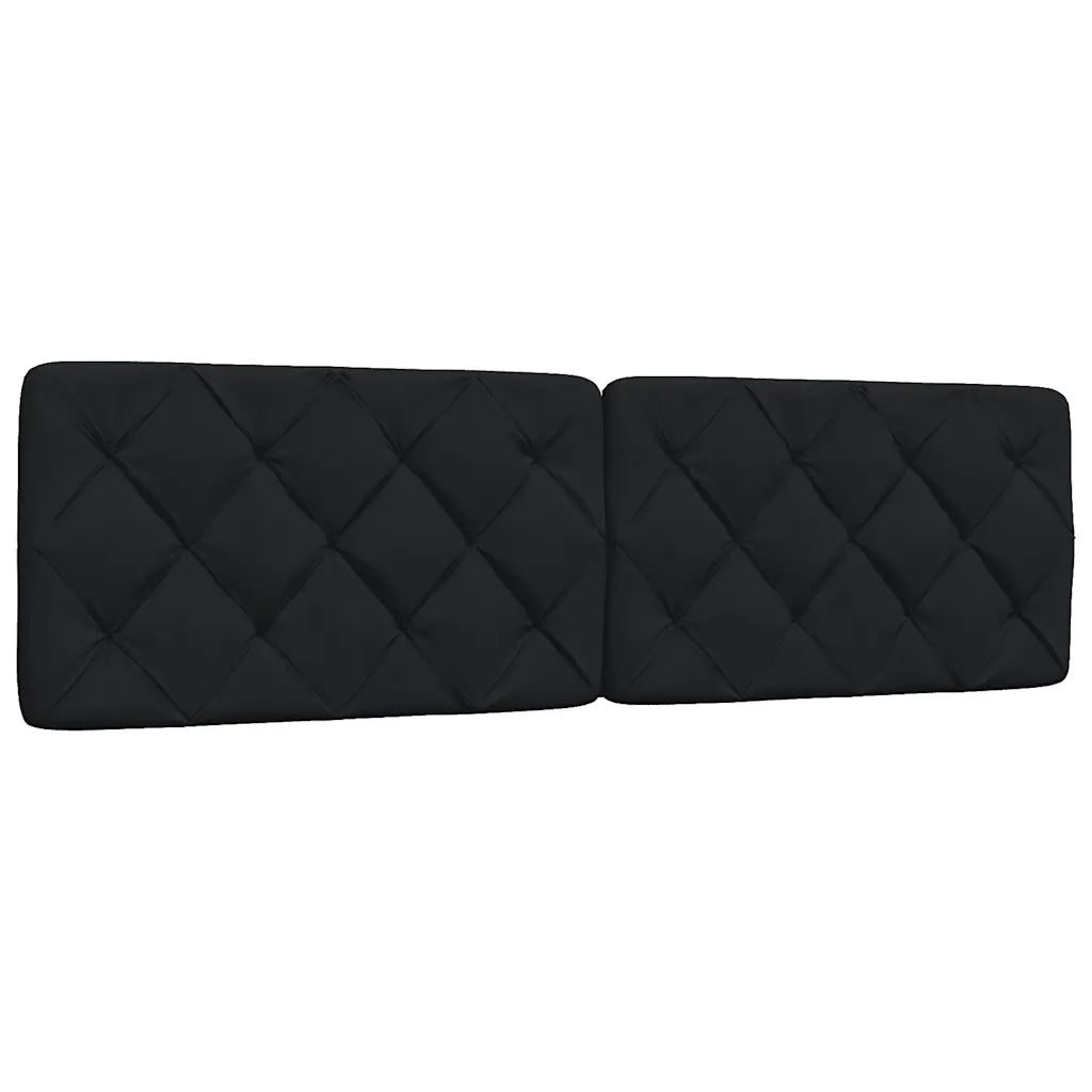 Letto matrimoniale | Letto per adulti | Giroletto senza Materasso Nero 180x200 cm in Tessuto