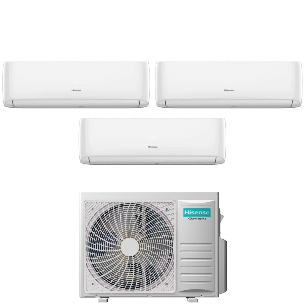 Condizionatore Trial Split Hisense Hi-Comfort 9+9+12 con 3AMW62U4RJC R-32 Wi-Fi Integrato