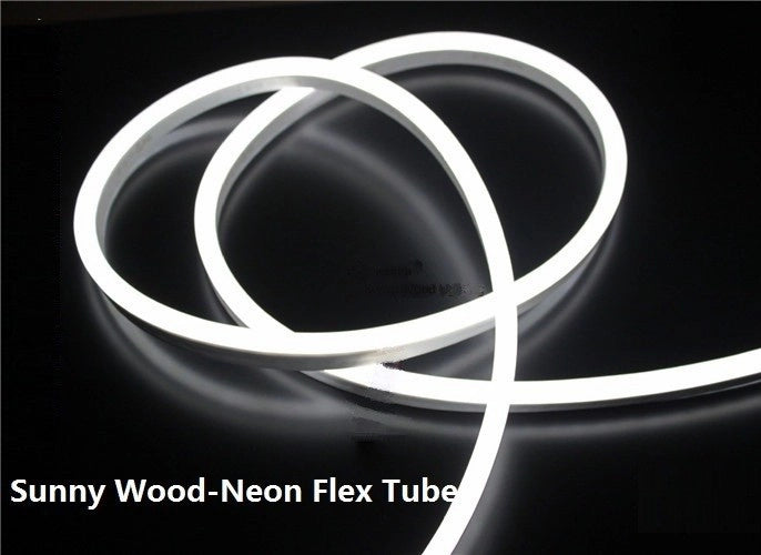 STRISCIA LED 2 MT METRI LUCE FREDDA FLESSIBILE TUBO DECORATIVO NEON IP65 12V