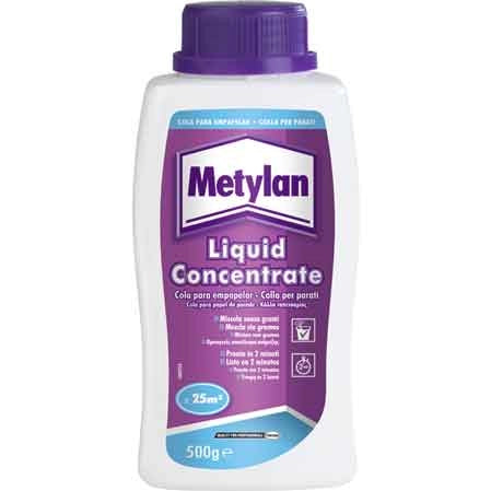 COLLA PER PARATI 'LIQUIDO CONCENTRATO' 500 gr - METYLAN