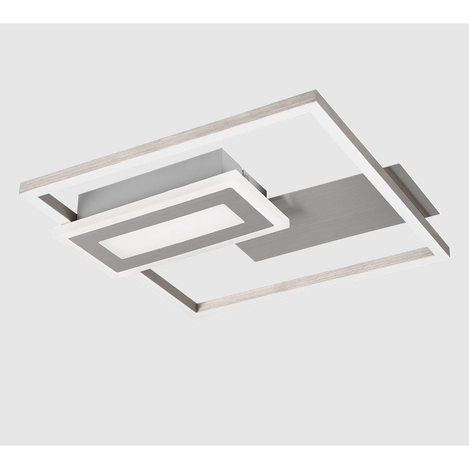 PLAFONIERA LED SPIRO 22W 33CM ACCIAIO