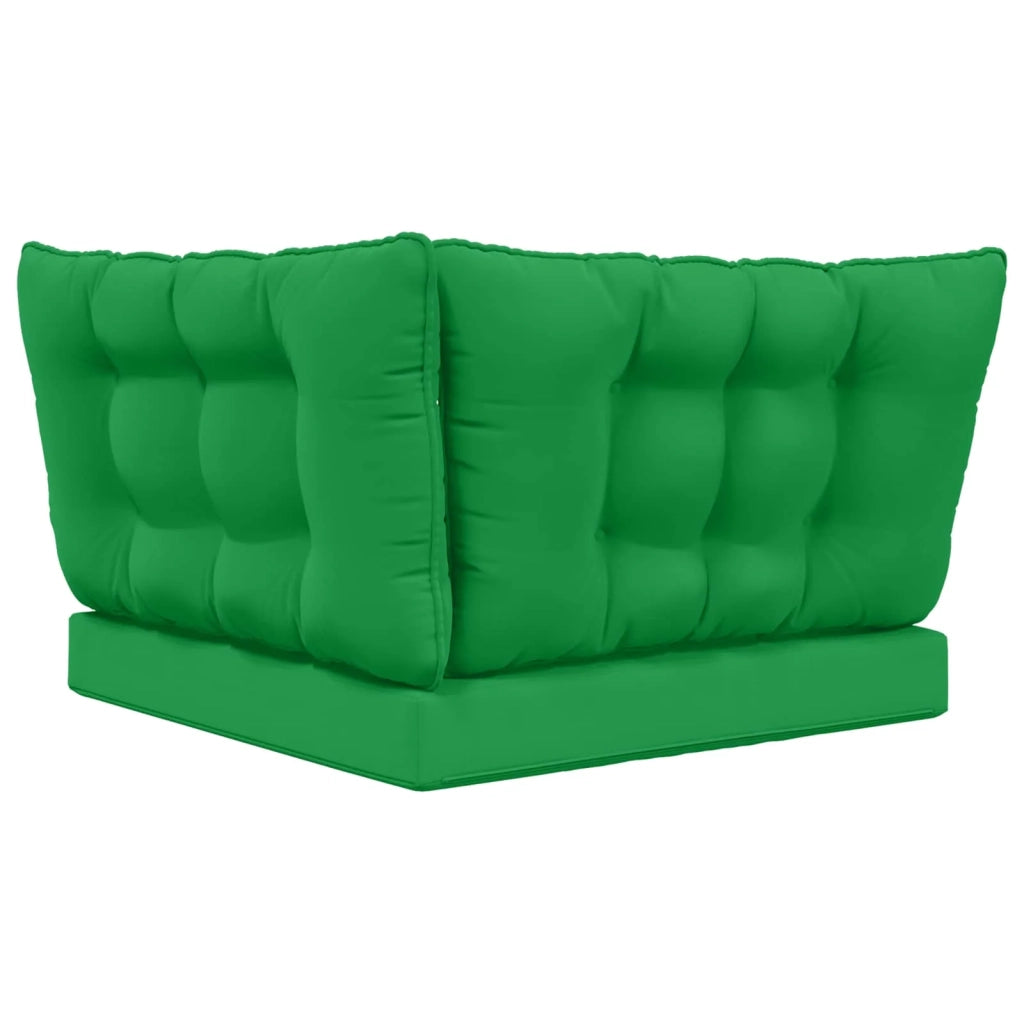 Cuscino per divano da esterno 3 pz | Cuscini per sedie Verde Poliestere