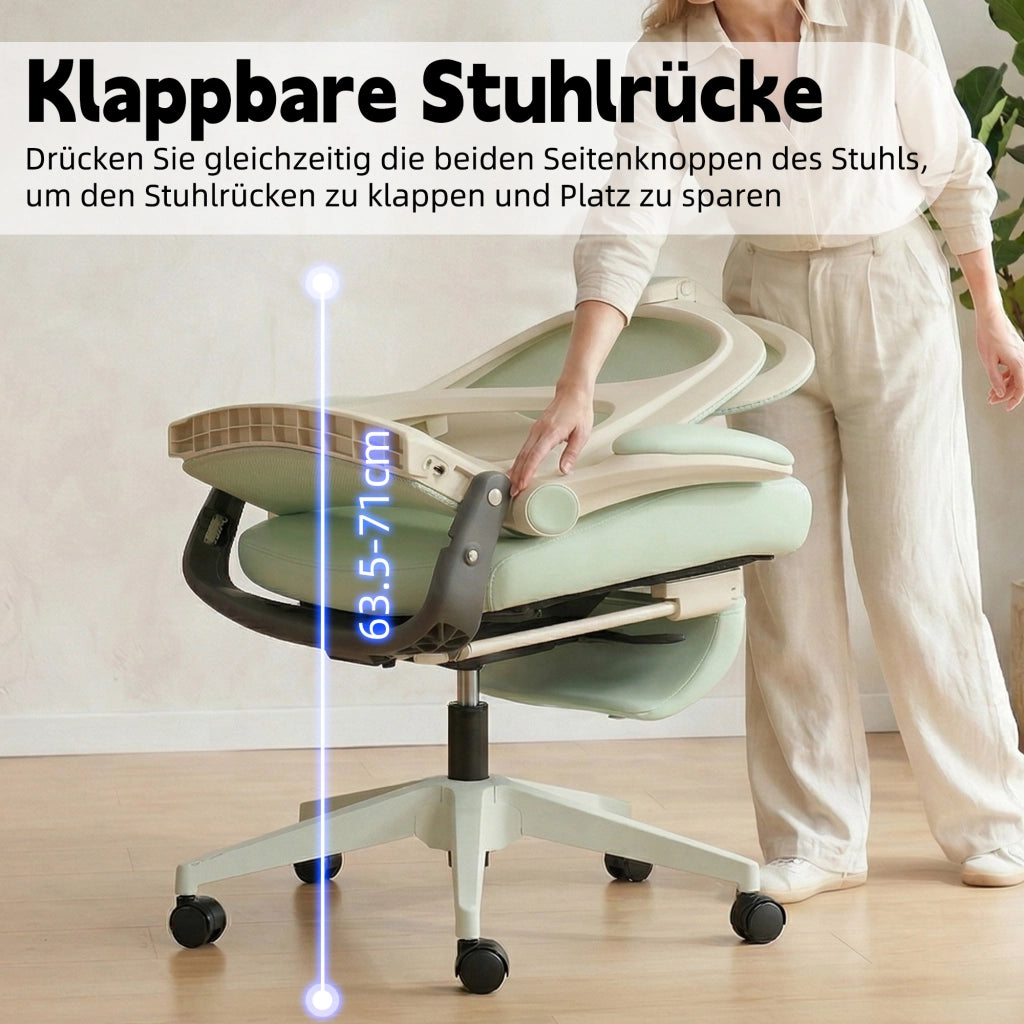 Sedia da ufficio ergonomica reclinabile ¨C Minimal ¨C verde