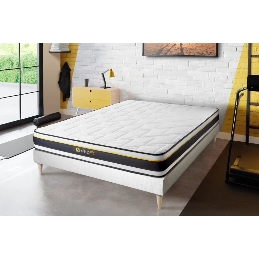 Kit rete e materasso SOFT 130x190cm - Foam HD - Molto rigido