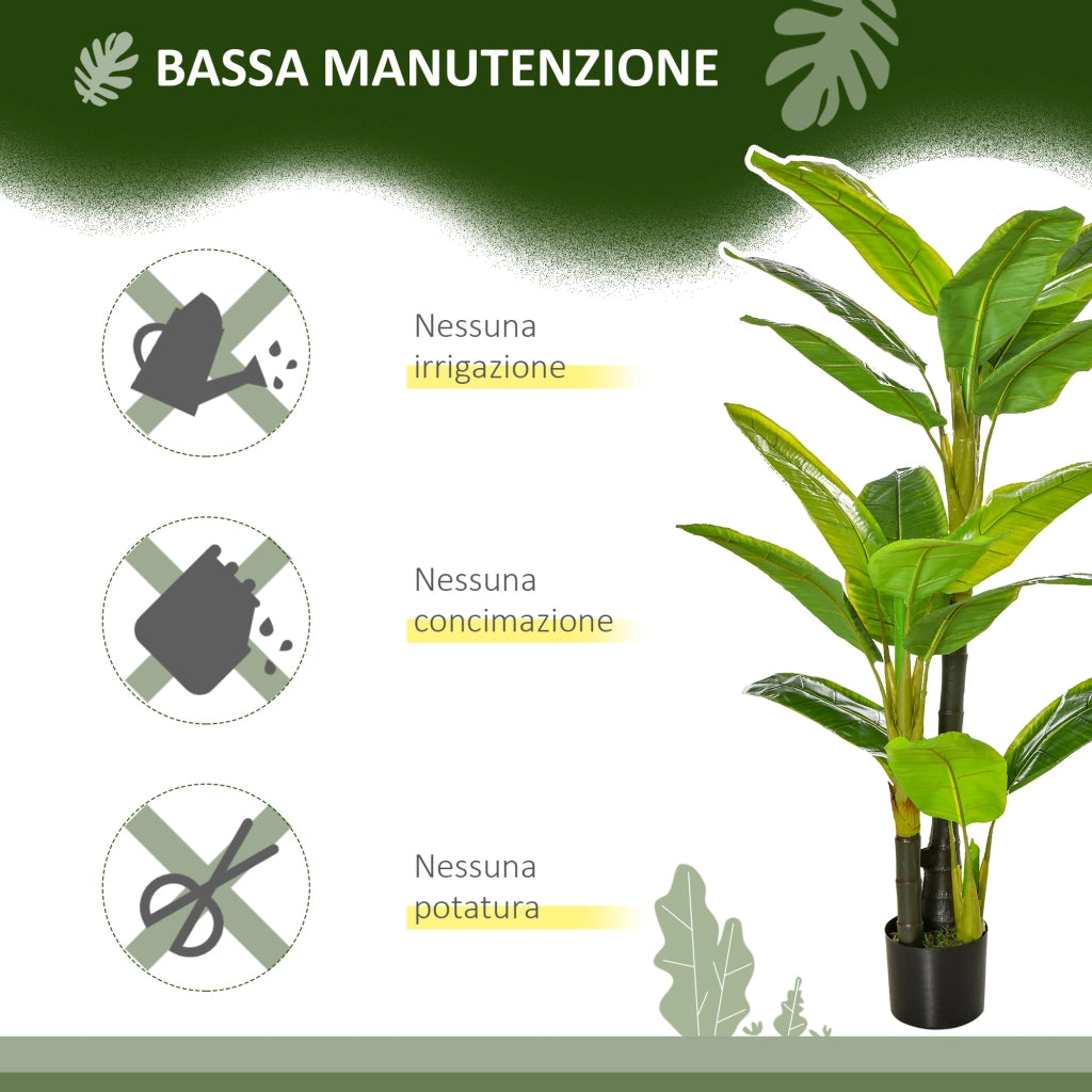 Pianta Banano Artificiale ¨C Xylo ¨C 150cm per Interno ed Esterno