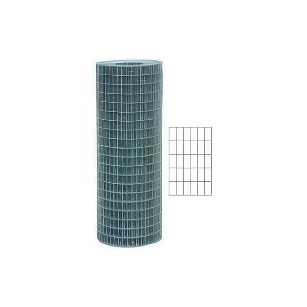 Rete Elettrosaldata Zincata Maglia 50 x 25 mm Altezza 150 cm Filo 1,9 mm Rotolo 25 m