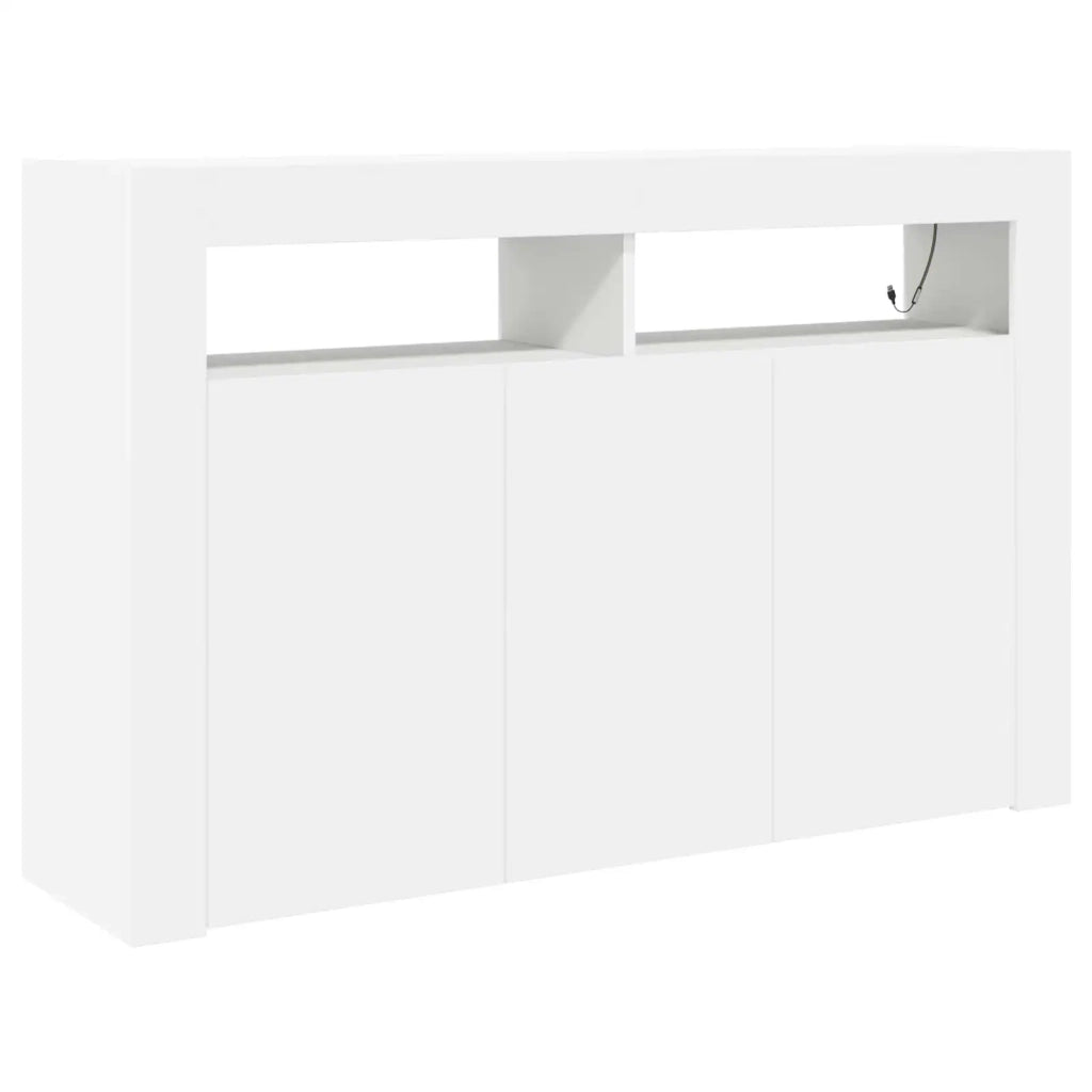 Credenza Bianco 116 x 30 x 75 cm Legno ingegnerizzato 3333876