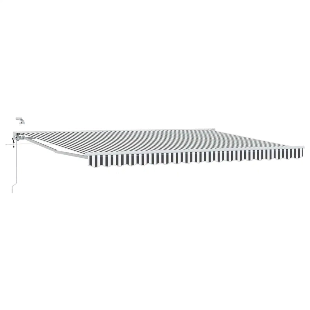 Tettuccio Elettrico Retrattile Antracite e Bianco 4,5 × 3 m 3421396