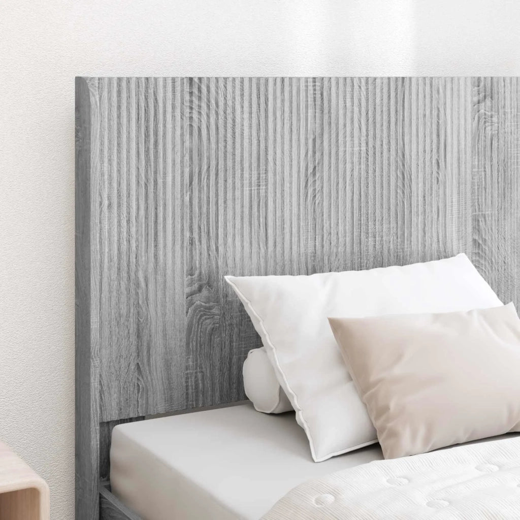 Testiera Letto Sonoma grigio Legno ingegnerizzato 889621