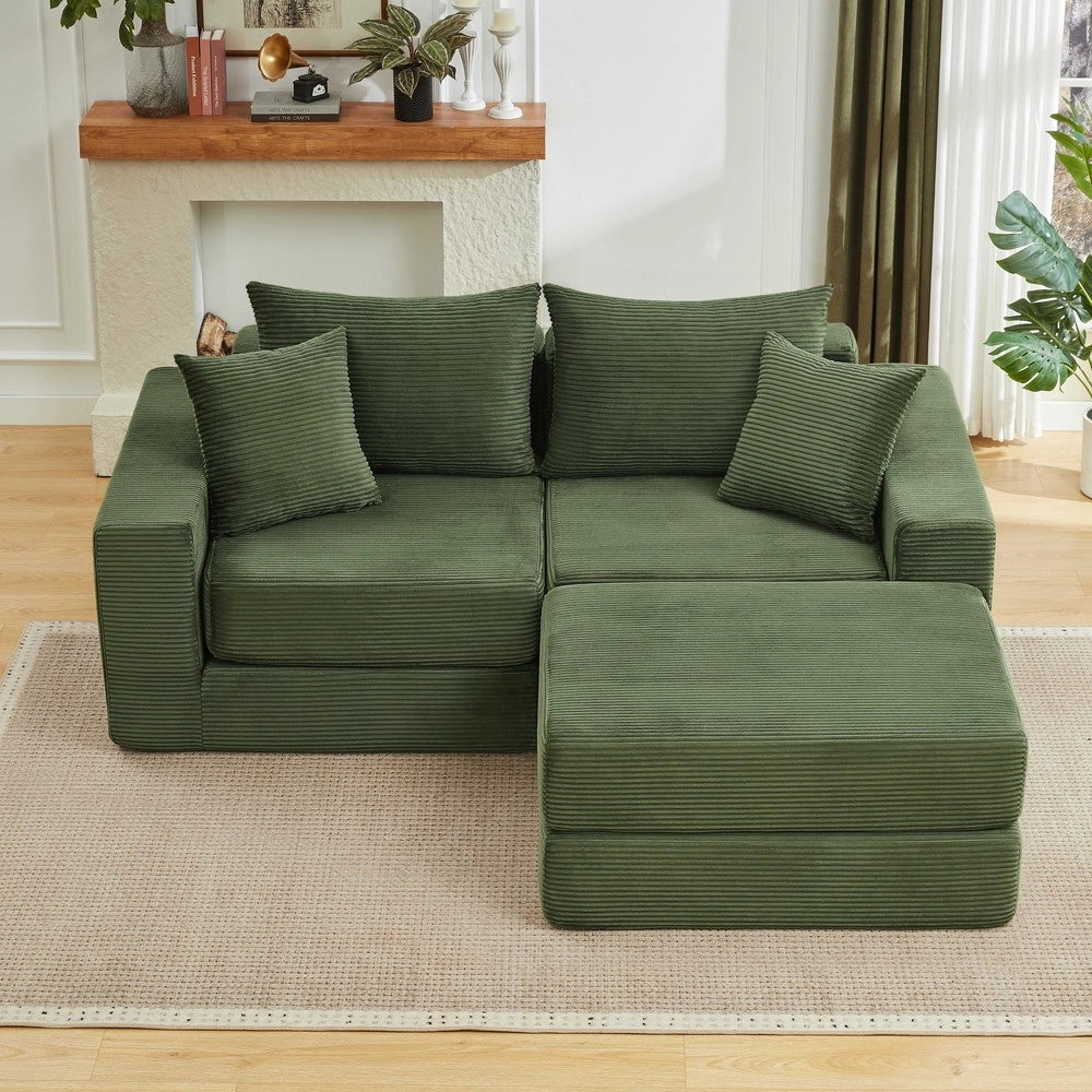 Divano letto modulare ¨C Minimal ¨C imbottito morbido