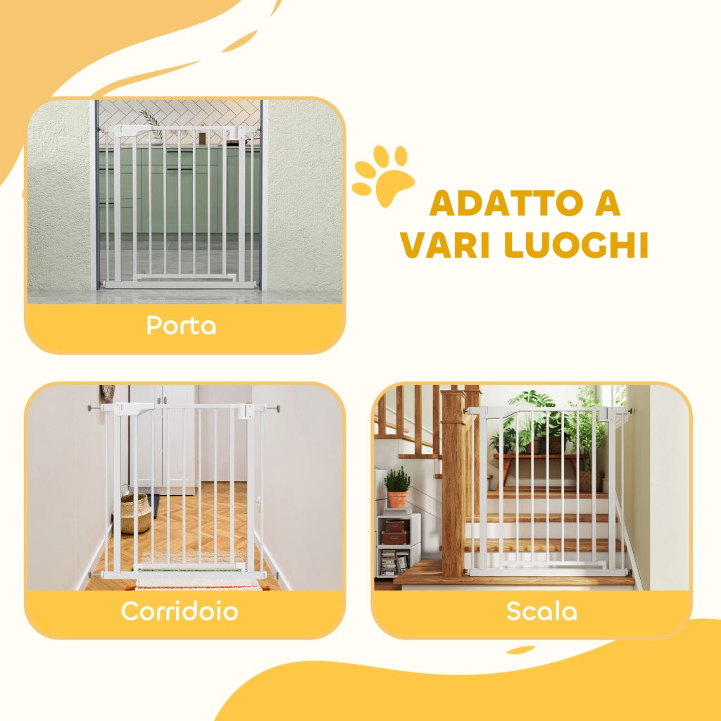 Cancellino di Sicurezza per Bambini e Animali ¨C Minimal ¨C Bianco 76x81 cm