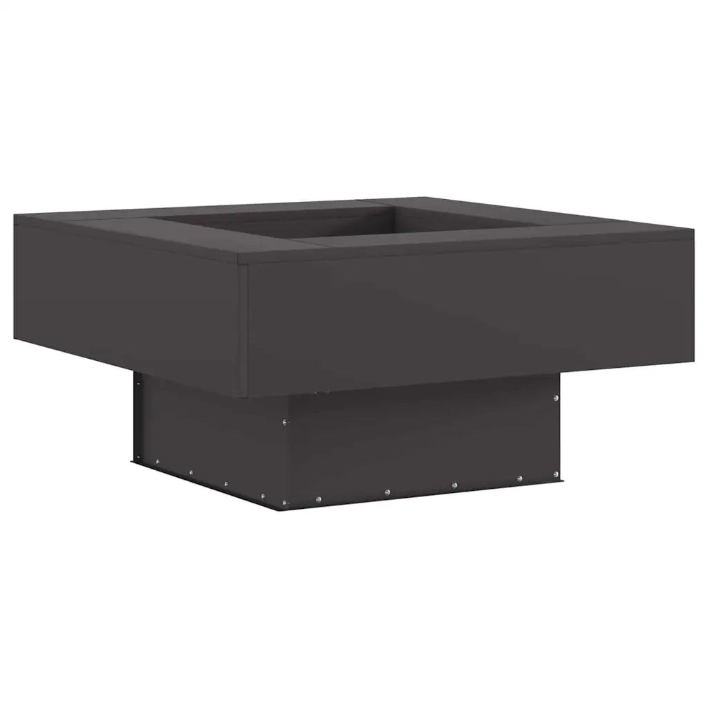Braciere Nero Acciaio resistente alle intemperie 858956