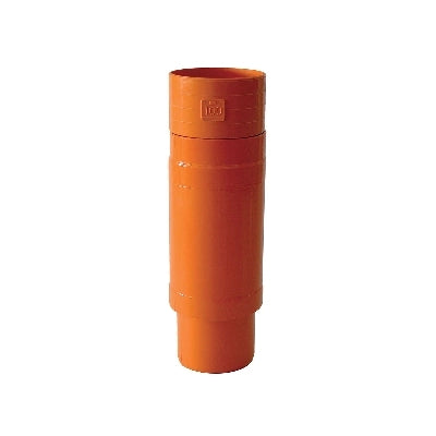 GIUNTO DI RIPARAZIONE 2 PEZZI PVC ARANCIO- Diam. 63- ESCLU- pezzi 1