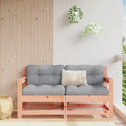 Sedie da Giardino con Cuscini 2 pz in Legno Massello di Douglas 825595