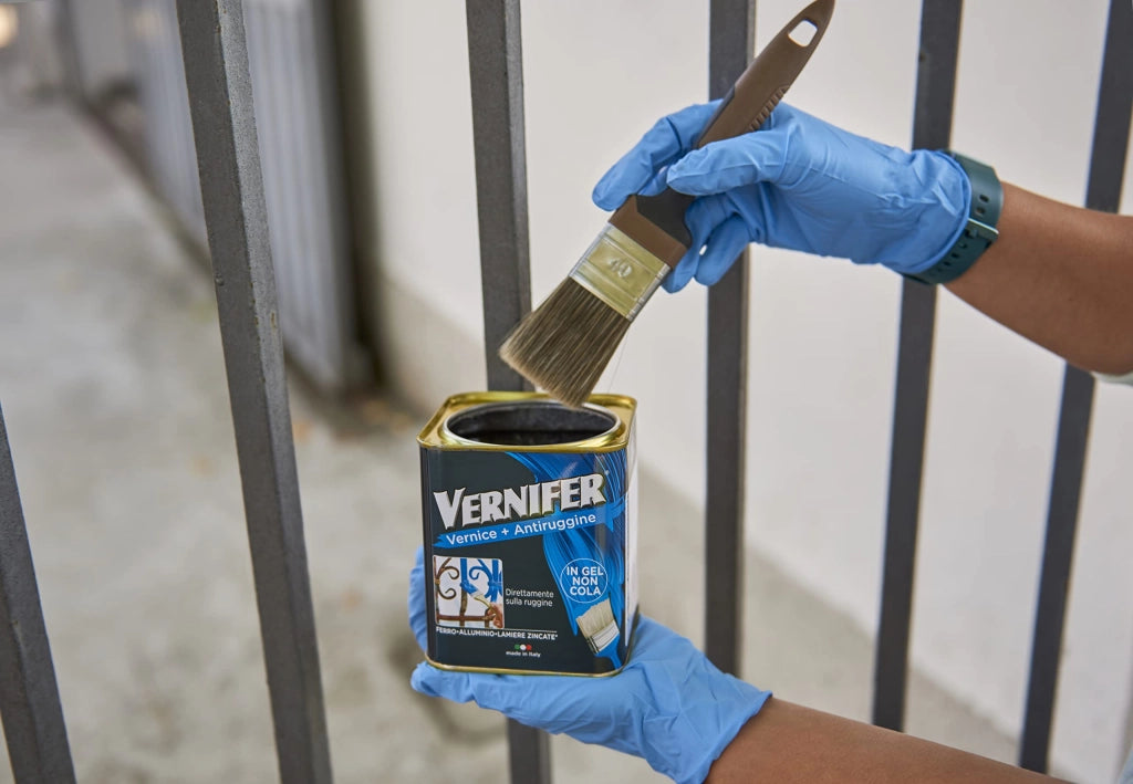 Smalto Antiruggine Antichizzato Vernifer 750 ml Arexons Antracite