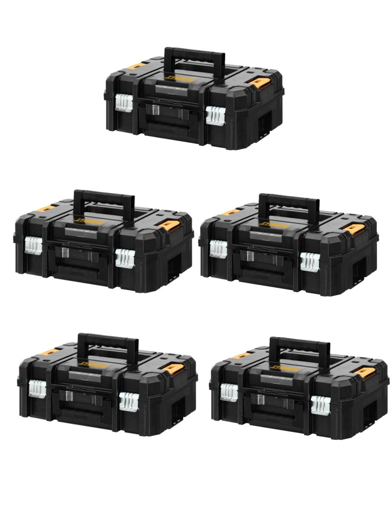 Pack di 5 Valigette DeWALT TSTAK II