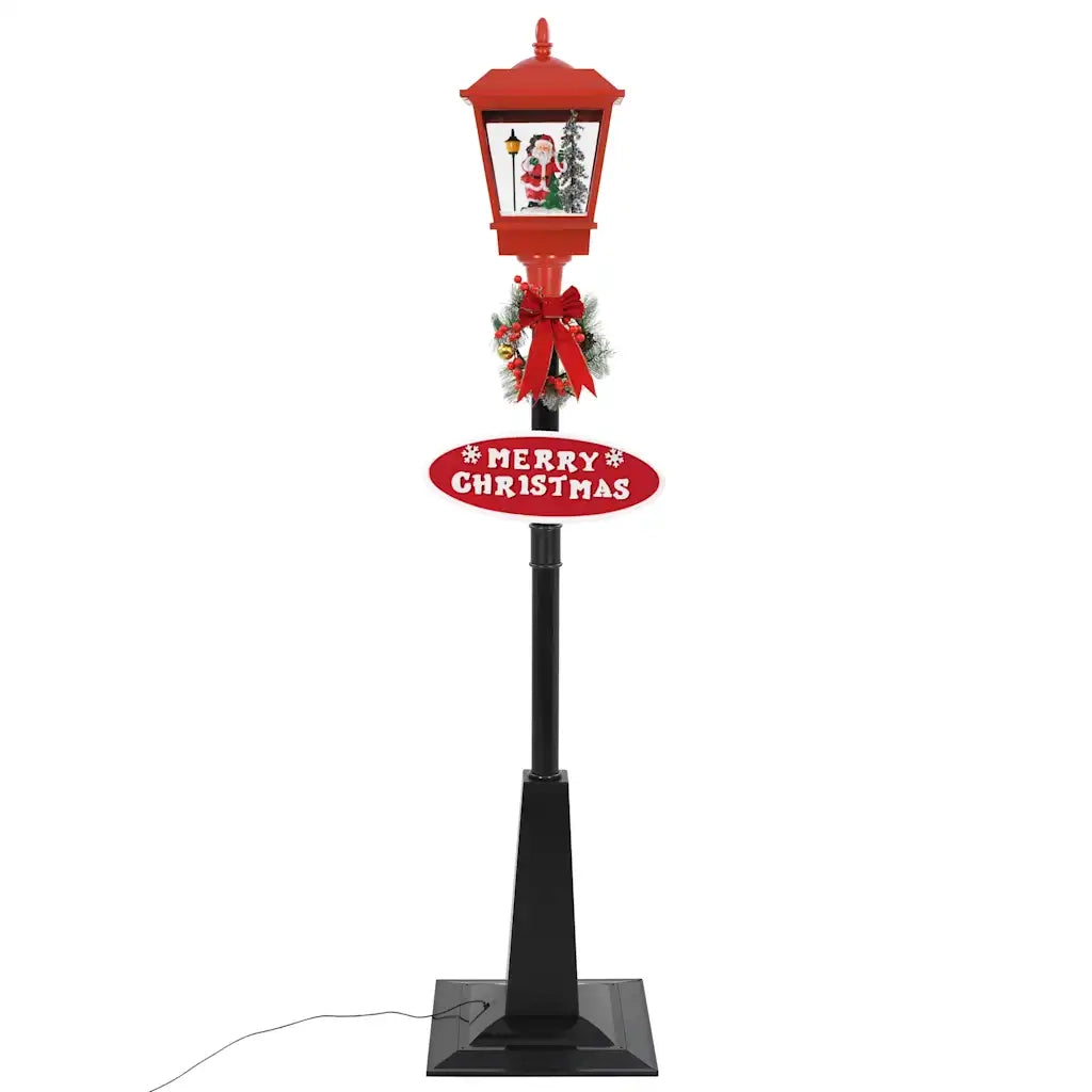 Lampione di Natale con Babbo Natale-Decorazioni natalizie 180 cm LED