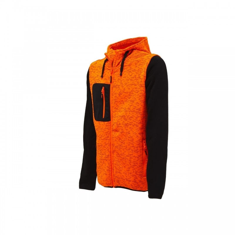 Felpa Orange Fluo L Rainbow Upower