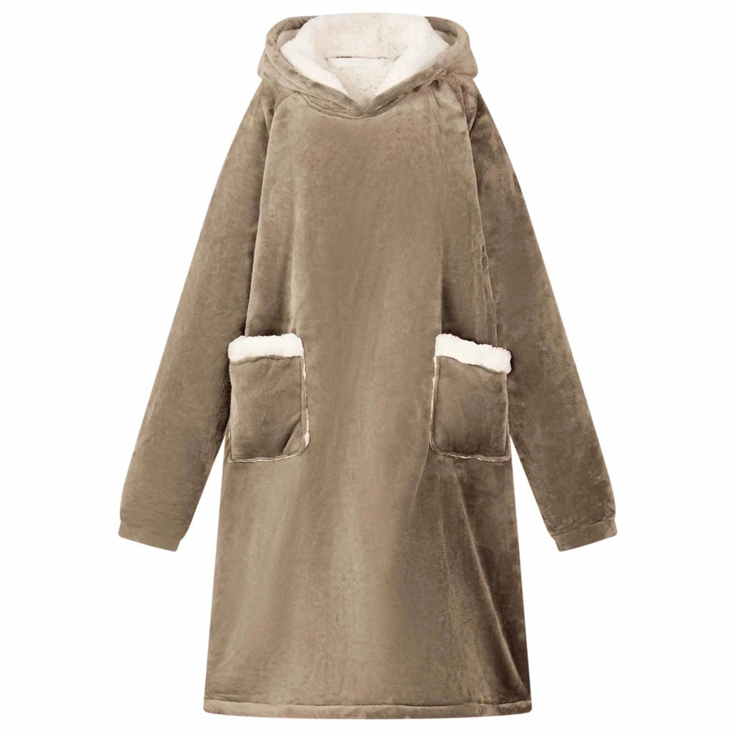 Felpa coperta Cammello L Pile e Flanella CFW6889311