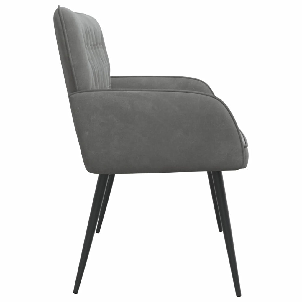 Divano a 2 posti con gambe in metallo 2 posto Grigio Scuro 42051018