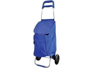 CARRELLO SPESA SIMON BLU  cm.30x28x90h.    XTRA