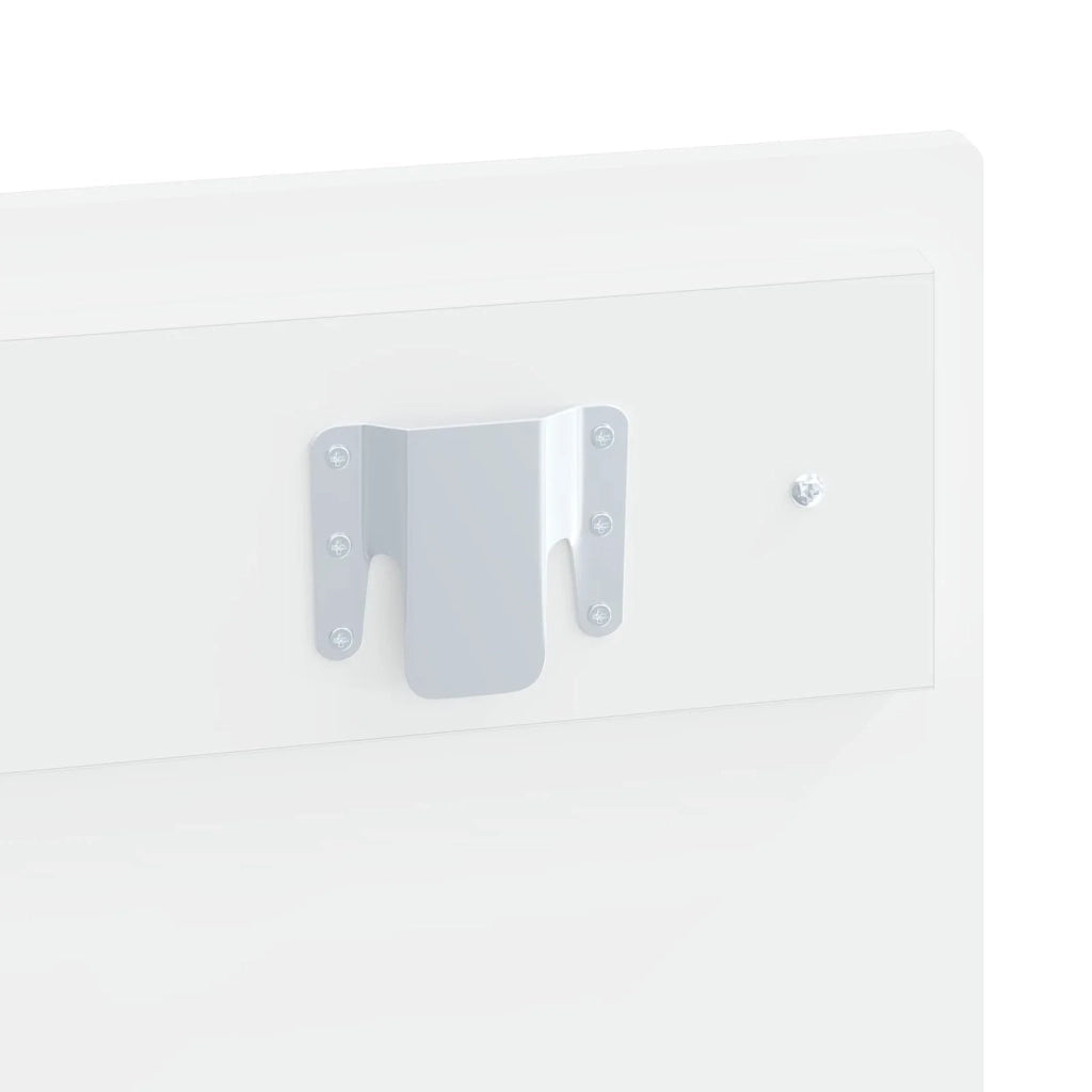 Testiera da Muro ARNHEM Bianco Legno ingegnerizzato 896705