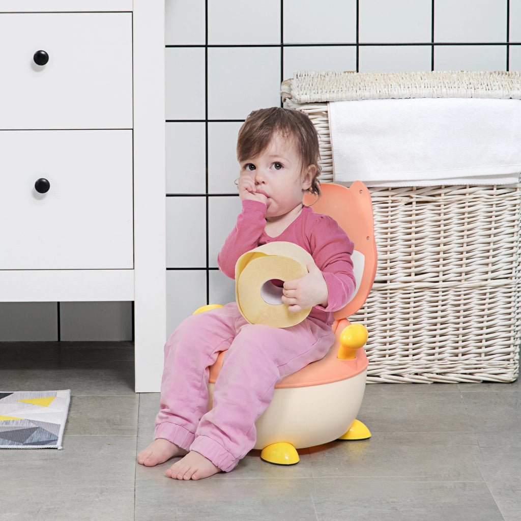 Orinal Bambini Forma Volpe ¨C Zephmum ¨C Rosa 34.5x35x23 cm