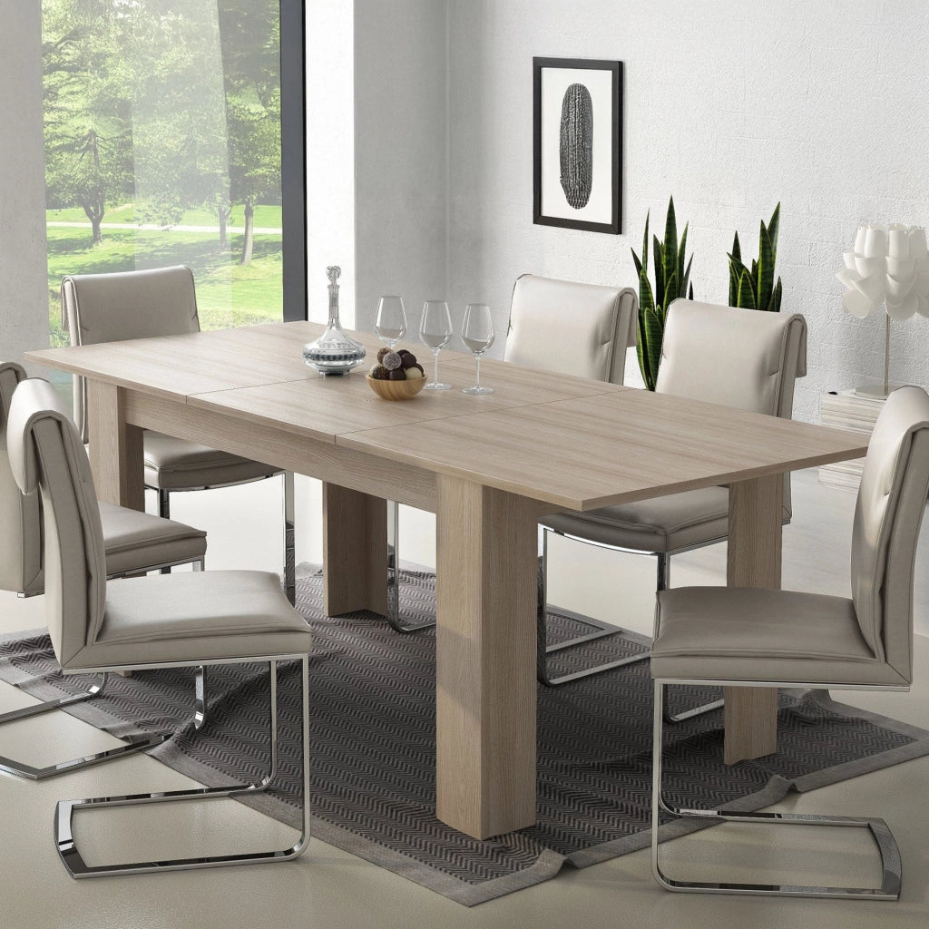 Campora, Tavolo Allungabile Allungabile, 220x90x75h cm Marrone Olmo
