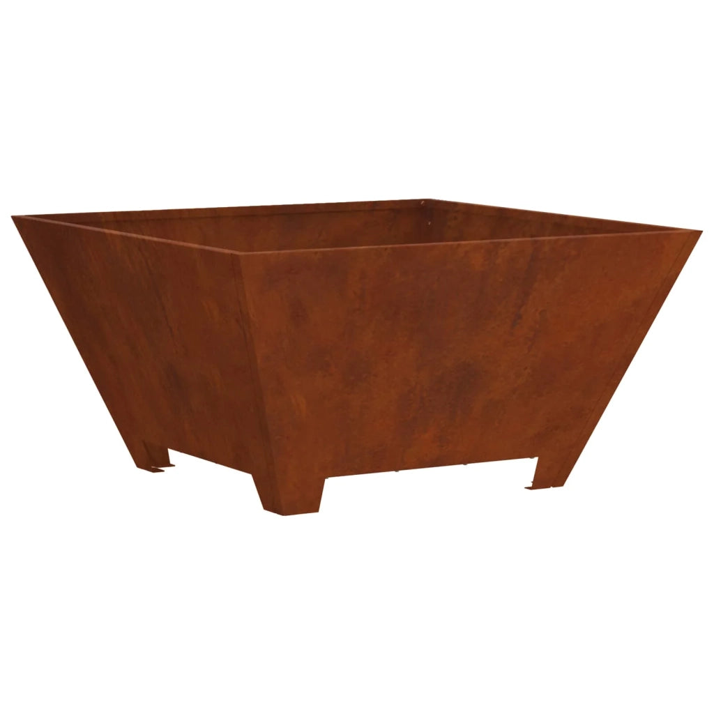 Braciere Ruggine 80 x 80 x 40 cm 858969