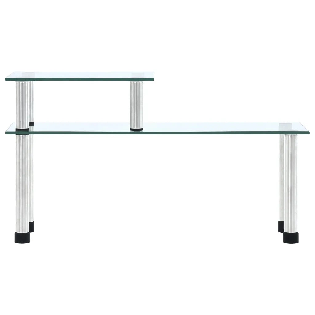 Mensola da cucina-Scaffale per Cucina Trasparente 45x16x26 cm in Vetro Temperato