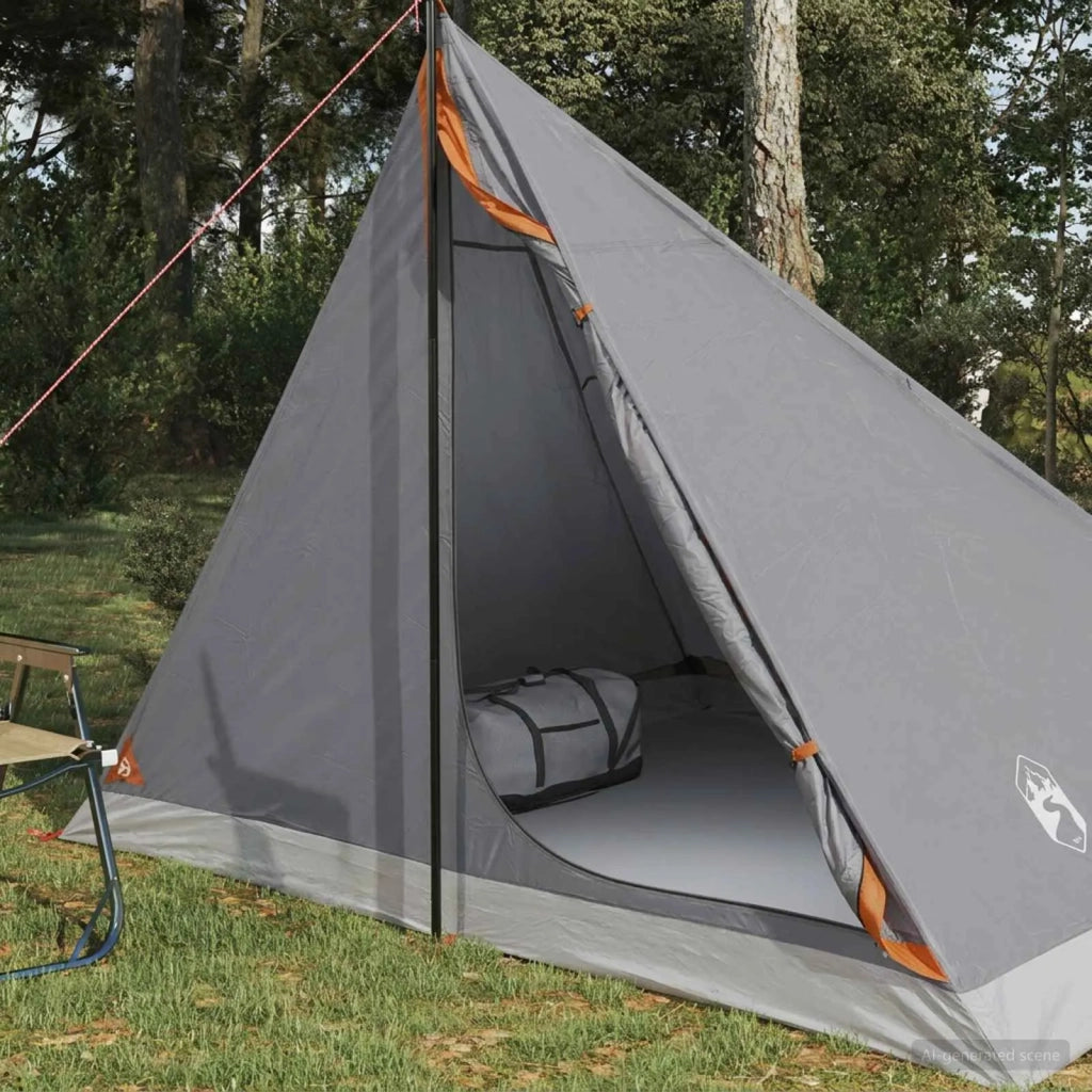 Tenda da backpacking 4 persona Grigio e arancione 42018561