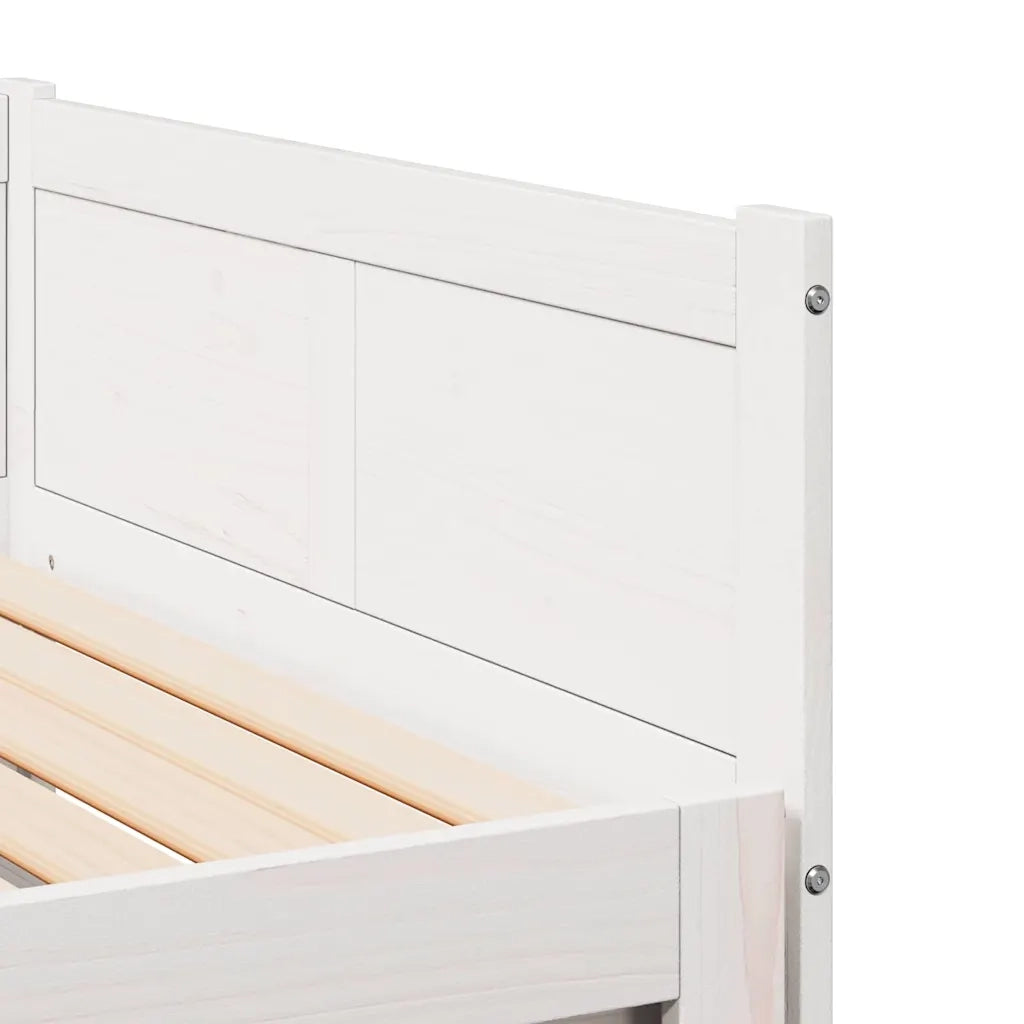 Letto Giorno Estraibile Bianco 203,5 x 184 x 56,5 cm 834679