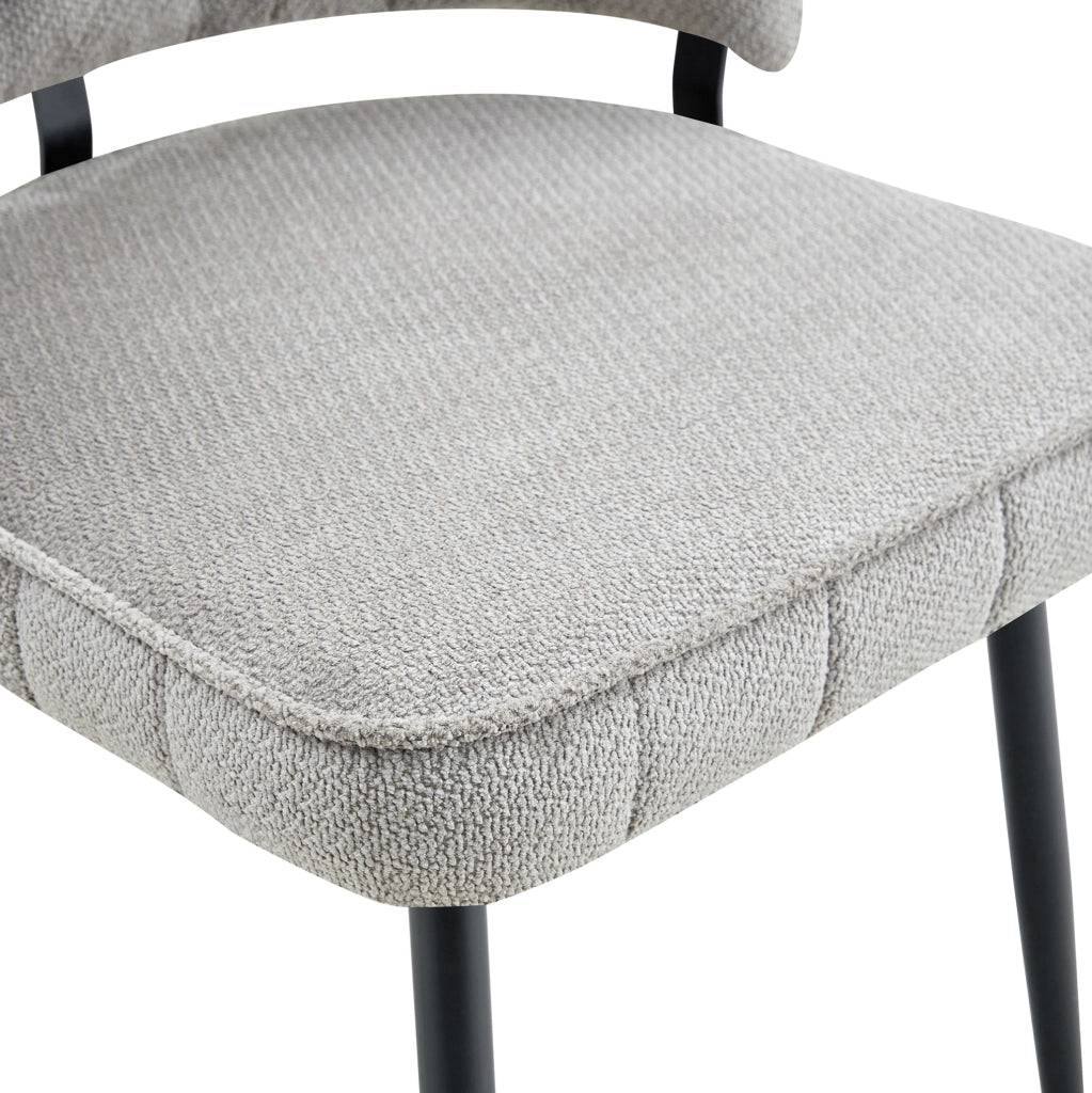Set tavolo rotondo MDF con 2 sedie grigie