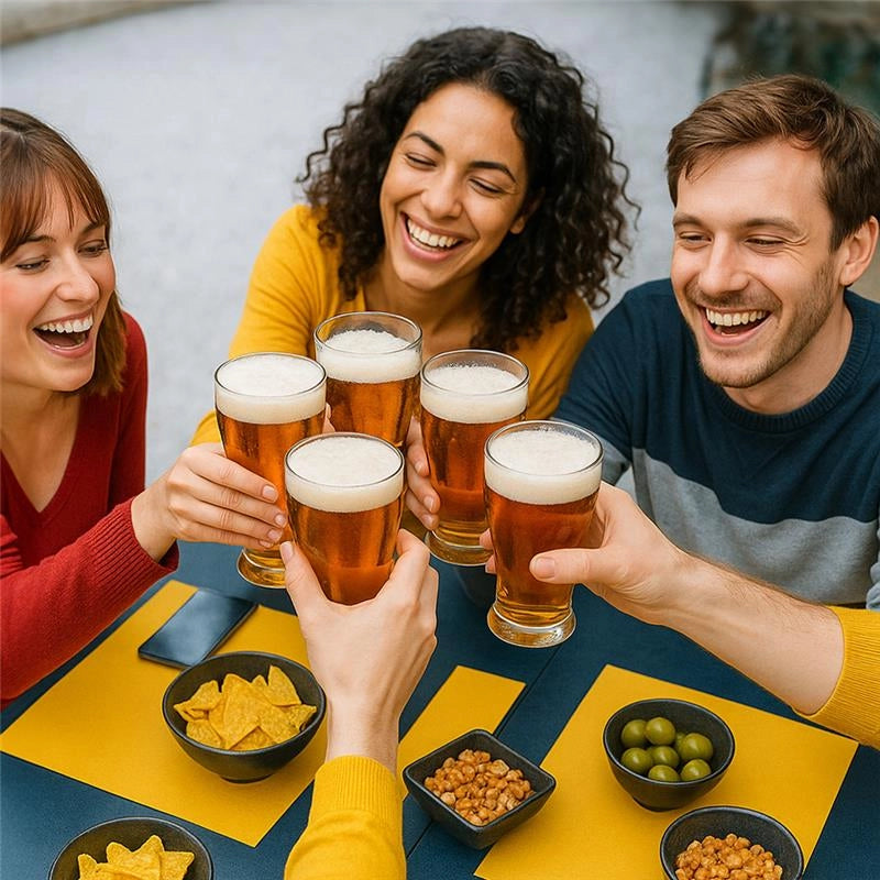 BICCHIERI BIRRA BLONDE SET DA 3 PEZZI CON CAPIENZA 565CC