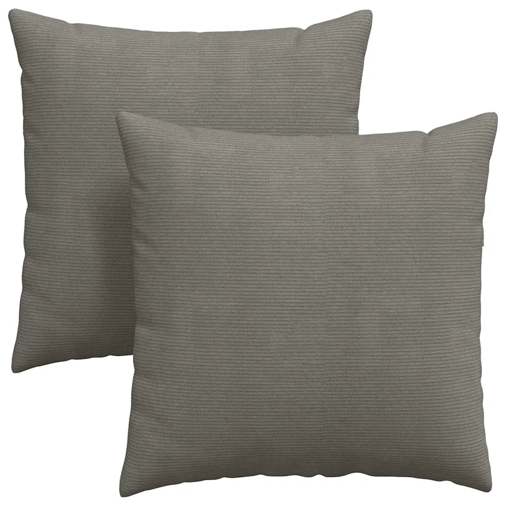 Cuscini da Divano 2 pcs Grigio chiaro 80 x 80 cm 42014075