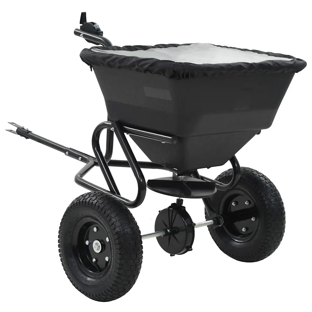 Spargisale Trainabile in PVC e Acciaio 125x74x79 cm 45 L 142967