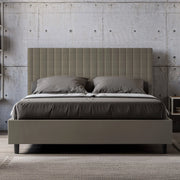 Letto imbottito Matrimoniale 170x190 cm Sunny - Similpelle,Senza rete,Cappuccino