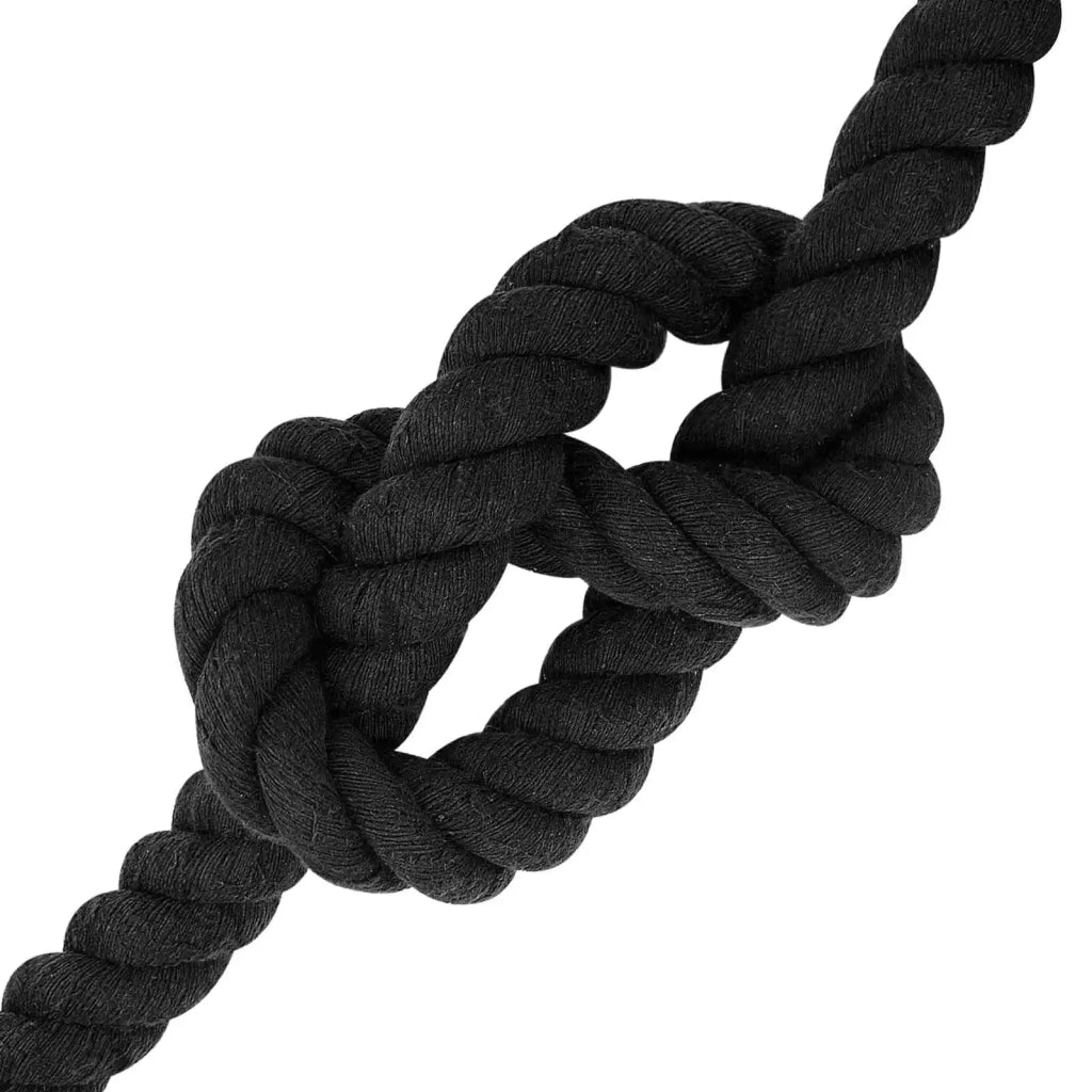Corda di Cotone 36 mm 10 m Nero 100% Cotone 42011833